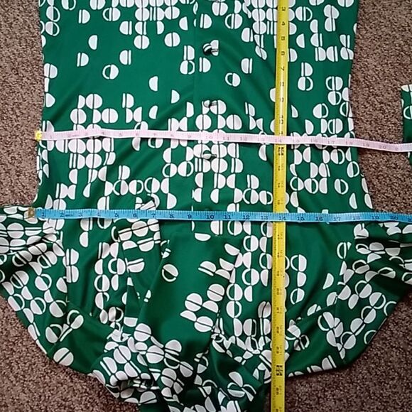 Vintage 2PS Suit Etchings By Butte Polka Women's Dress Size Approximately L M - Picture 12 of 16